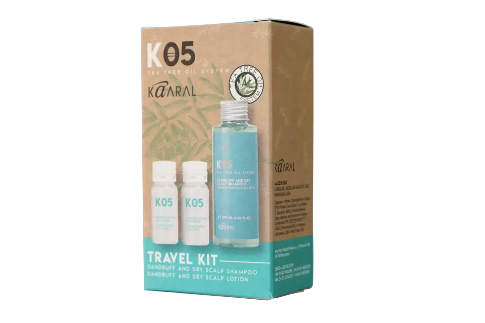K05 - TRAVEL SET šamp+lotion suché lupy