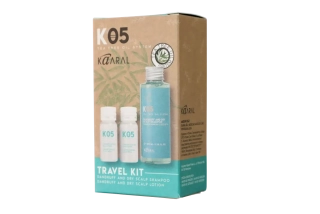 K05 - TRAVEL SET šamp+lotion suché lupy